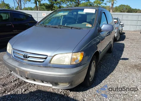 2003 Toyota Sienna Xle z USA, uszkodzony, nr VIN 4T3ZF13C93U514558